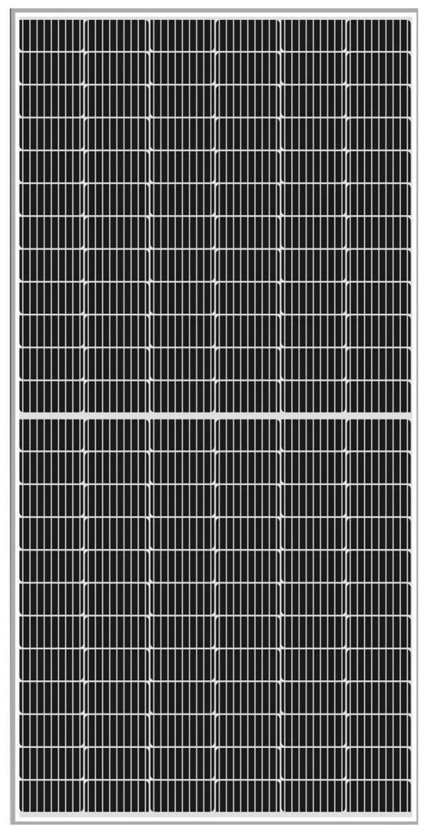 Vertec Series (Solar Panels) - TS-M-600DE22 (MULTI BUSBAR) HALF CUT MONO PERC 